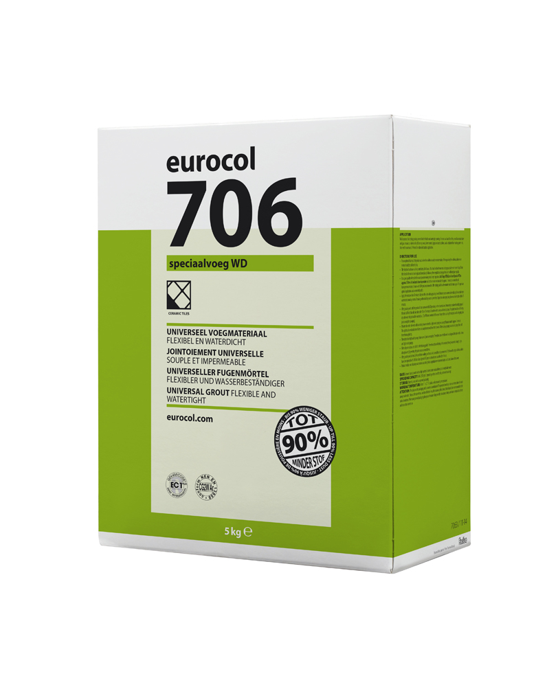 Eurocol 706 WD-voeg Grijsbruin 5kg