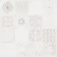 Rako Betonico DAK63795 VLtegel Decor 598X598 White grey 10mm Mat Ret.R10 
